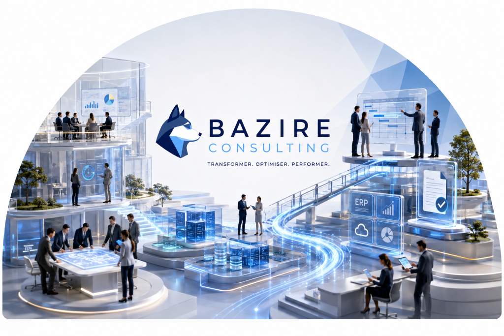 Bazire Consulting construit et pilote les transformations Finance et SI