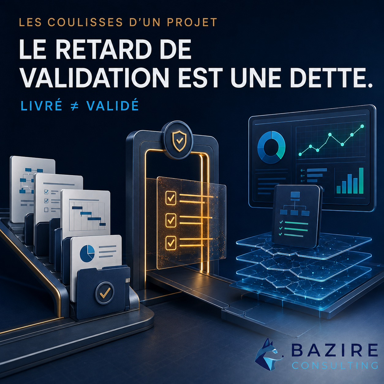 Livré ne signifie pas validé.